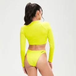 Two Pieces-Speedo Flu3nte Scoop Bikini Bottom Bitter Lime