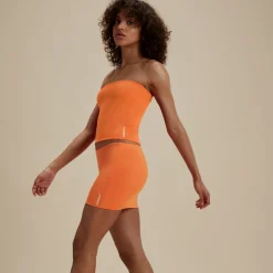 Two Pieces-Speedo Flu3nte Solid Convertible Tube Orange