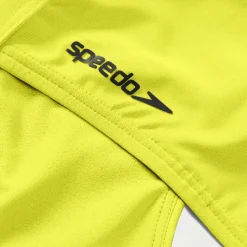 Two Pieces-Speedo Flu3nte Solid Convertible Top Yellow