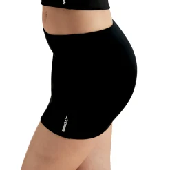 Two Pieces-Speedo Flu3nte Solid Convertible Tube Black