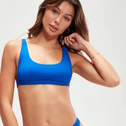 Two Pieces-Speedo Flu3nte Solid Convertible Top Royal blue
