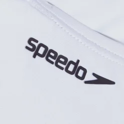 One Pieces-Speedo Flu3nte Solid Logo Elastic One Piece White