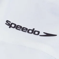 Two Pieces-Speedo Flu3nte Solid Logo Elastic Convertible Top White