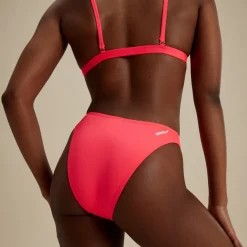 Two Pieces-Speedo Flu3nte Solid Scoop Bottom Pink