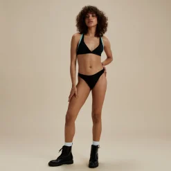 Two Pieces-Speedo Flu3nte Strappy Top Black