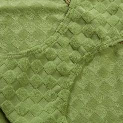 Two Pieces-Speedo Flu3nte Terry Crop Top Olive Green