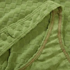 Two Pieces-Speedo Flu3nte Terry Crop Top Olive Green
