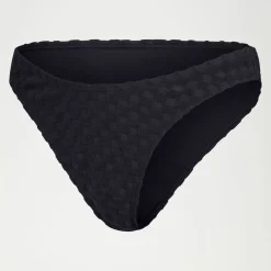 Two Pieces-Speedo Flu3nte Terry Scoop Bottom Black
