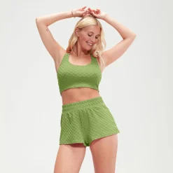 Two Pieces-Speedo Flu3nte Terry Short Olive Green