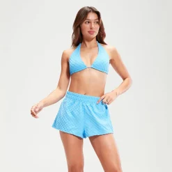 Two Pieces-Speedo Flu3nte Terry Short Aqua Blue