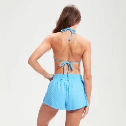 Two Pieces-Speedo Flu3nte Terry Short Aqua Blue