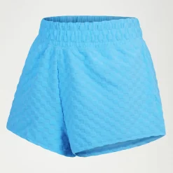 Two Pieces-Speedo Flu3nte Terry Short Aqua Blue