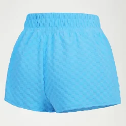 Two Pieces-Speedo Flu3nte Terry Short Aqua Blue