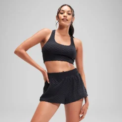Two Pieces-Speedo Flu3nte Terry Short Black