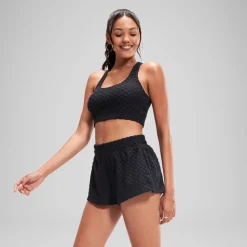 Two Pieces-Speedo Flu3nte Terry Short Black