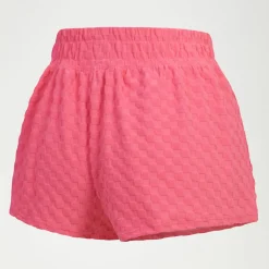 Two Pieces-Speedo Flu3nte Terry Short Rose Pink