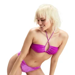 Two Pieces-Speedo Flu3nte Velour Scoop Bottom Purple