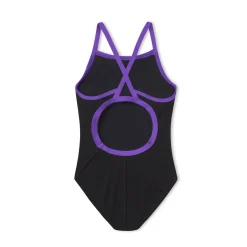 Racing|Fitness-Speedo Flyback Youth Training Suit One Piece - Endurance+ Black/Purple