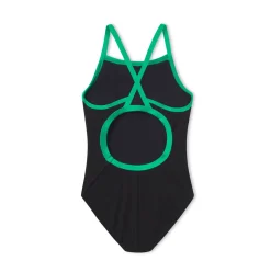 Racing|Fitness-Speedo Flyback Youth Training Suit One Piece - Endurance+ Black/Bright Green