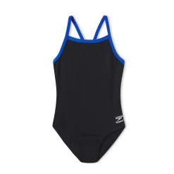 Racing|Fitness-Speedo Flyback Youth Training Suit One Piece - Endurance+ Black/Blue