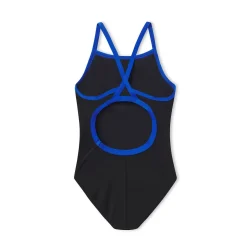 Racing|Fitness-Speedo Flyback Youth Training Suit One Piece - Endurance+ Black/Blue