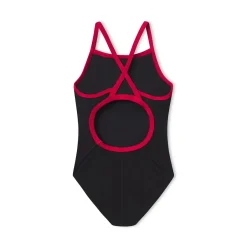 Racing|Fitness-Speedo Flyback Youth Training Suit One Piece - Endurance+ Black/Red