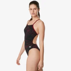 Racing|One Pieces-Speedo Galactic Highway One Back One Piece Maroon/Black