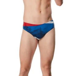 Briefs-Speedo Glimmer Brief Red White Blue