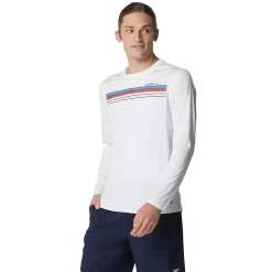 Rashguards-Speedo Graphic Long Sleeve Swim Rashguard White