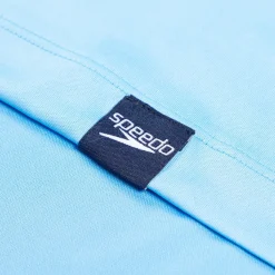 Boys Swimwear-Speedo Graphic Long Sleeve Swim Shirt Tranquil Blue
