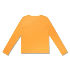Boys Swimwear-Speedo Graphic Long Sleeve Swim Shirt Peel Yellow