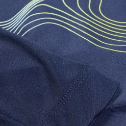 Boys Swimwear-Speedo Graphic Long Sleeve Swim Shirt Peacoat