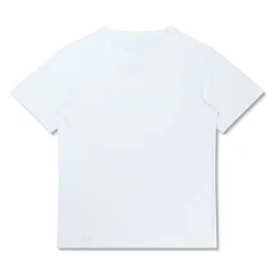 Boys Swimwear-Speedo Graphic Short Sleeve Swim Shirt White