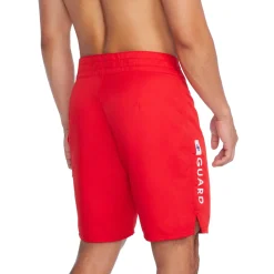 Lifeguard|Swim Trunks & Boardshorts-Speedo Guard 18" Boardshort Team Red
