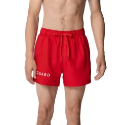 Swim Trunks & Boardshorts|Lifeguard-Speedo Guard 14" Volley Red
