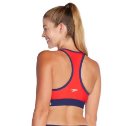 Lifeguard|Two Pieces-Speedo Guard Racerback Top Team Red
