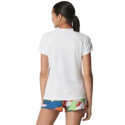 Lifeguard-Speedo Guard Short Sleeve Solid Swim Tee White