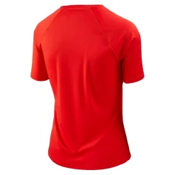 Lifeguard-Speedo Guard Short Sleeve Solid Swim Tee Red