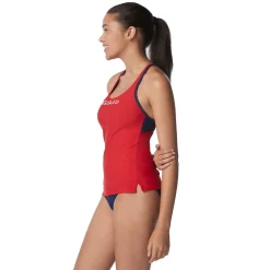 Lifeguard-Speedo Guard Tankini Red