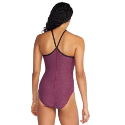 Fitness|One Pieces-Speedo Heather Closed Back W/Hydrobra Fandango Pink