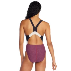 Fitness|One Pieces-Speedo Heather Quantum Fusion Splice Fandango Pink