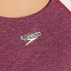 Fitness|One Pieces-Speedo Heather Quantum Fusion Splice Fandango Pink