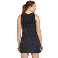 Coverups-Speedo Hooded Coverup Dress Black