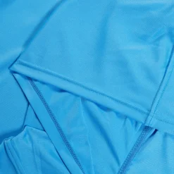 Girls Swimwear-Speedo Hooded Swim Tee Tranquil Blue