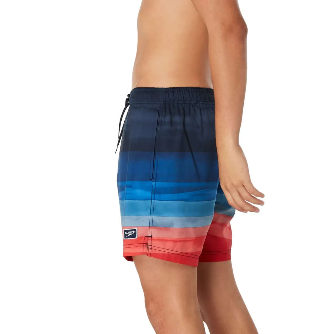 Swim Trunks & Boardshorts-Speedo Horizon View Redondo Edge Volley 17" Peacoat