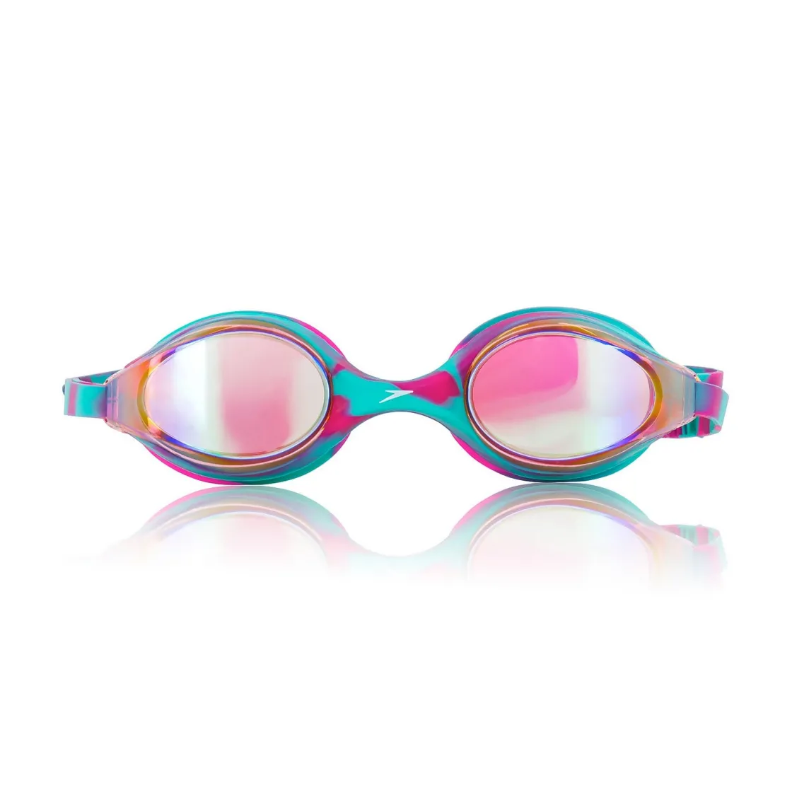 Racing-Speedo Hyper Flyer Mirrored Goggle Pink Glow