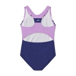 Girls Training|Girls Swimwear-Speedo Infinity Splice One Piece Purple