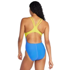 Fitness|One Pieces-Speedo Jacquard Quantum Splice One Piece Aqua Blue