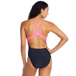 Fitness|One Pieces-Speedo Jacquard Quantum Splice One Piece Black