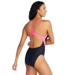 Fitness|One Pieces-Speedo Jacquard Quantum Splice One Piece Black